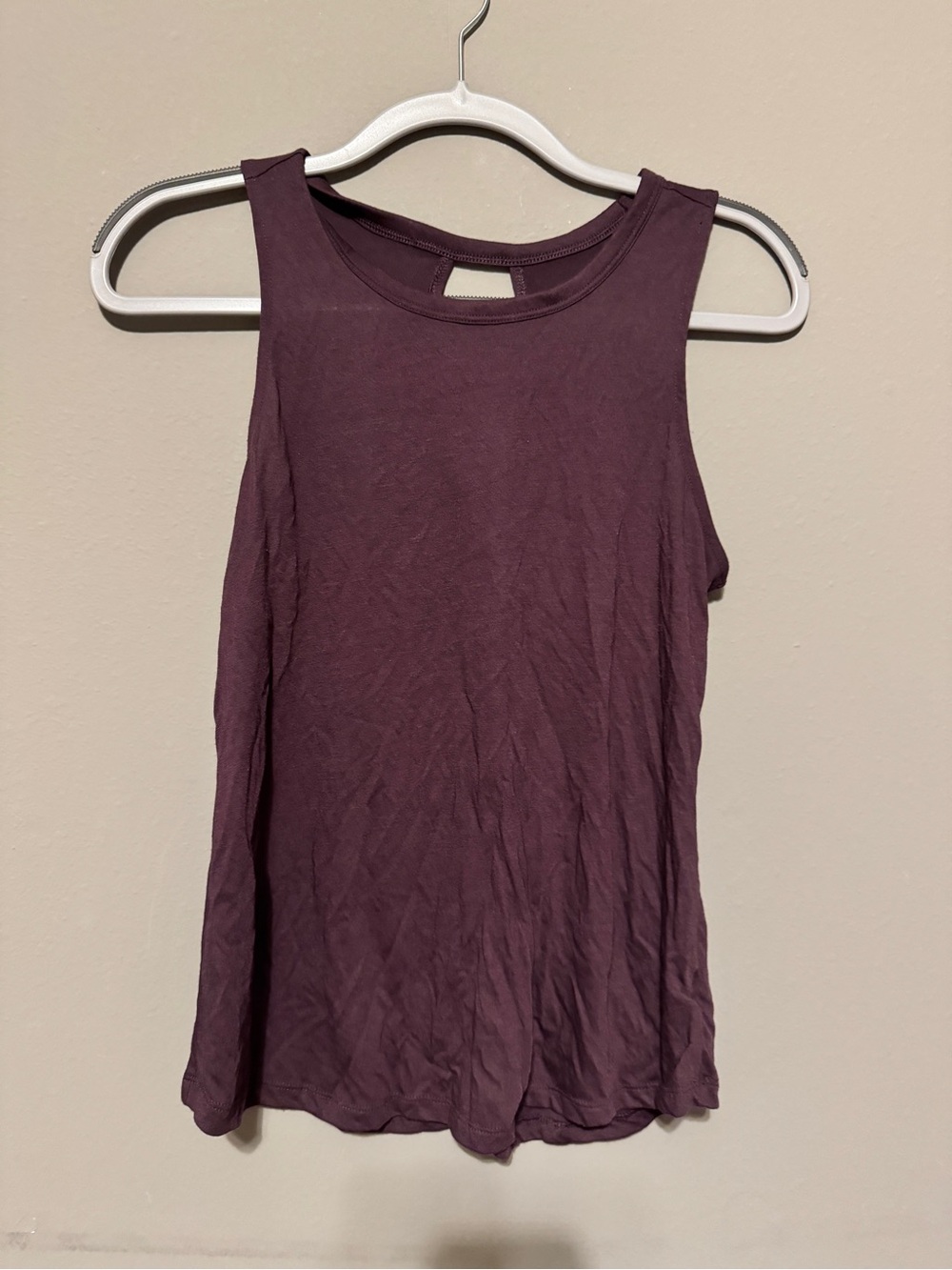 Old Navy Plum Crewneck Tank Top